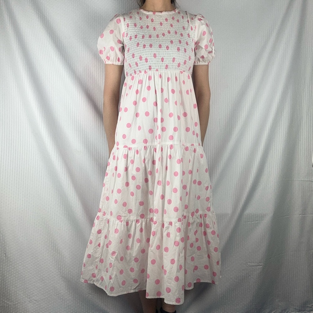 Petal & Pup Midi Polka dots Dress